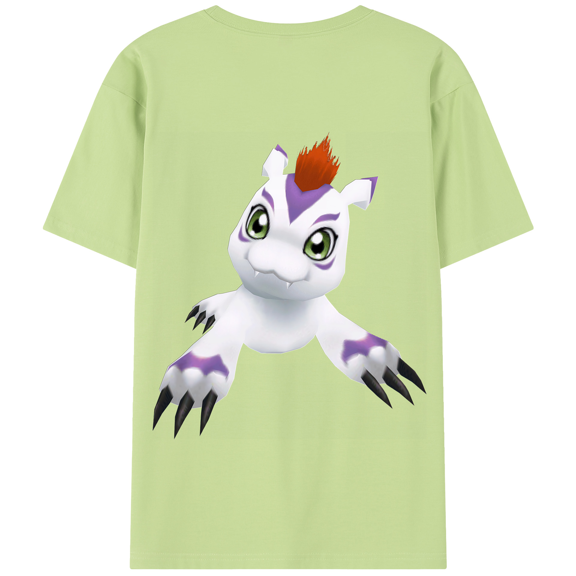 （画像用） Digimon デジタルモンスター/デジモン 綿100％半袖Tシャツ（背面プリント）